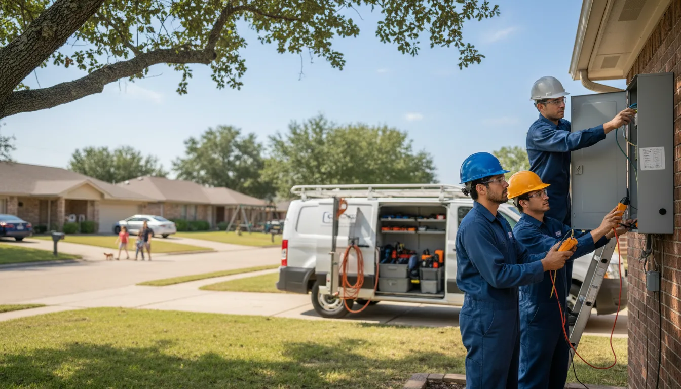 Certified electrician providing emergency electrical services in Lancaster, CA